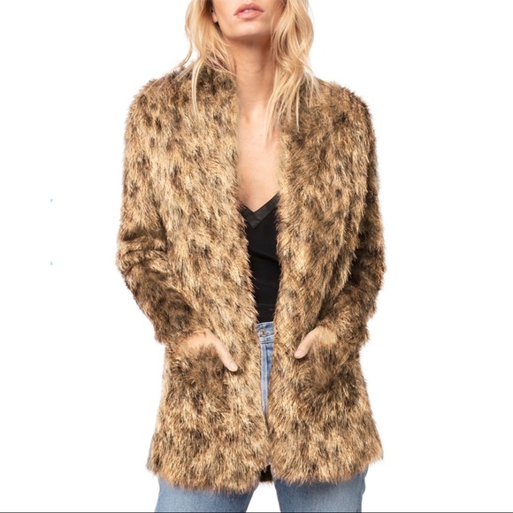 AS by DF Sweaters - AS by DF Bagheera Luxe Leopard Print Cardigan. New